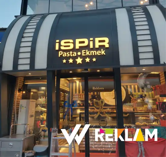 Düzce ışıklı tabela örneği - İspir