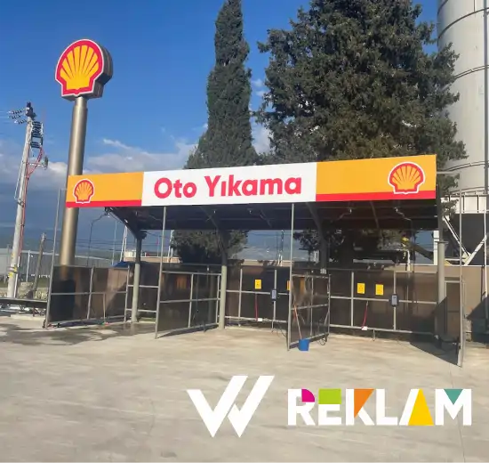 Shell Fethiye branda/vinil tabela